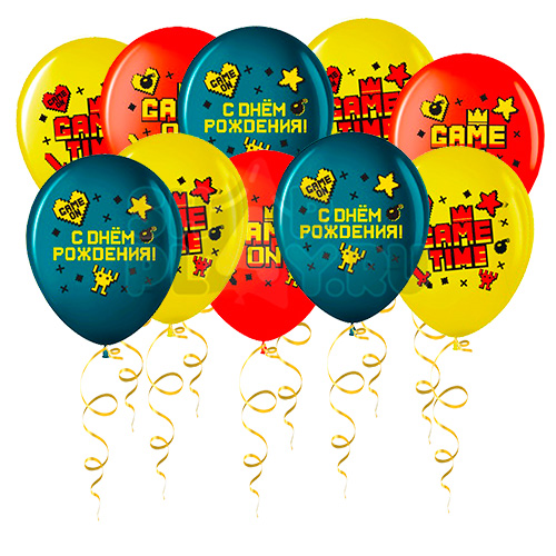 Шары под потолок "Время играть" (30 см)