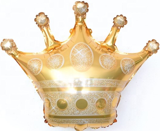 Фольгированная фигура "Корона", Золото (71 см)