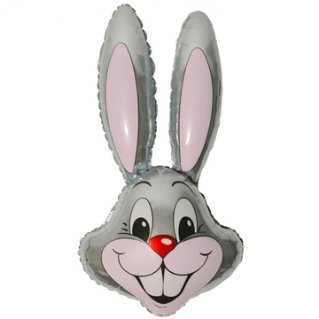Фольгированный шар, Кролик серый (90 см)