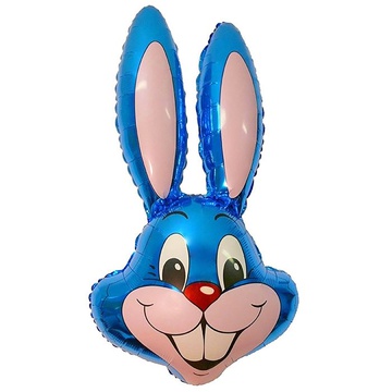 Фольгированный шар, Кролик синий (90 см)