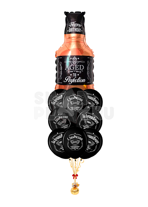 Фонтан "Бутылка виски Джек"