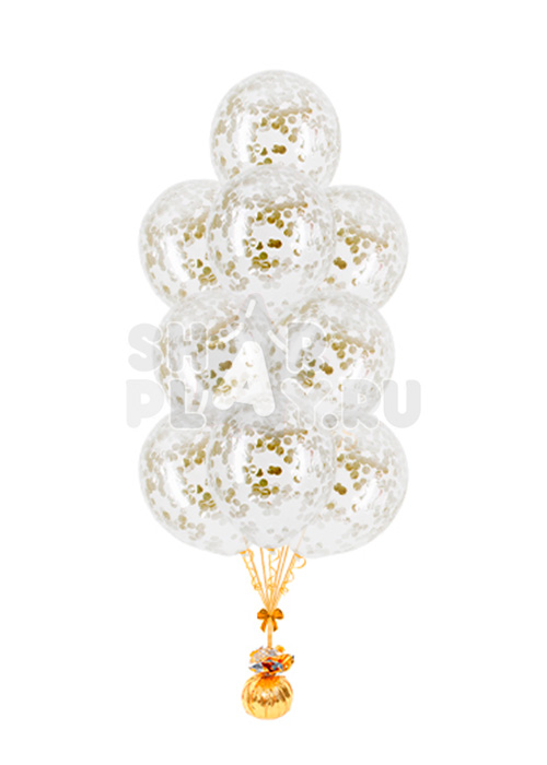 Фонтан "Золотое конфетти"