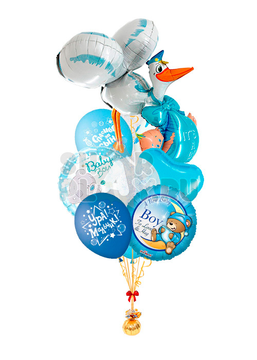 Фонтан "Аист принёс мальчика"