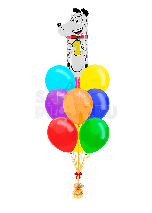 Фонтан "Цифра 1 Собака"