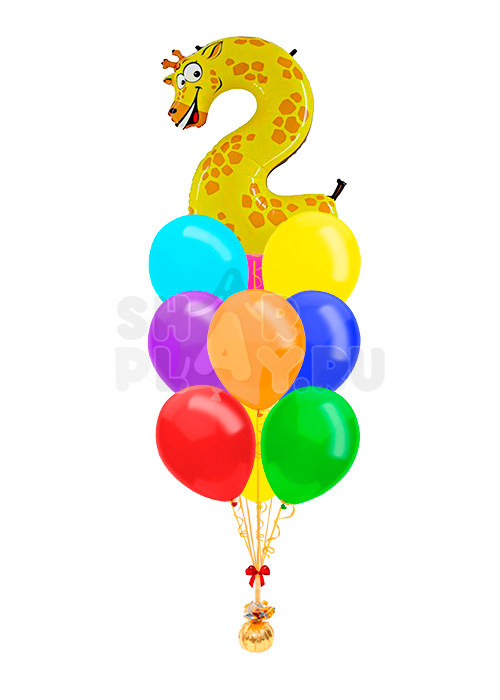 Фонтан "Цифра 2 Жираф"