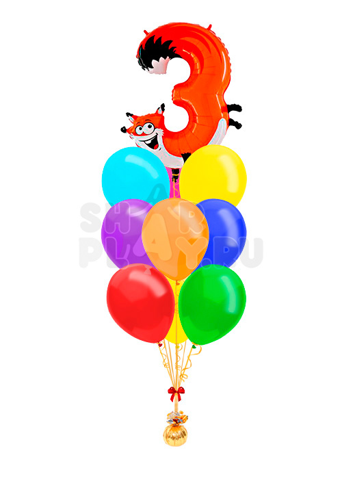 Фонтан "Цифра 3 Лиса"