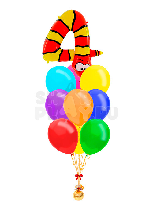 Фонтан "Цифра 4 Змея"