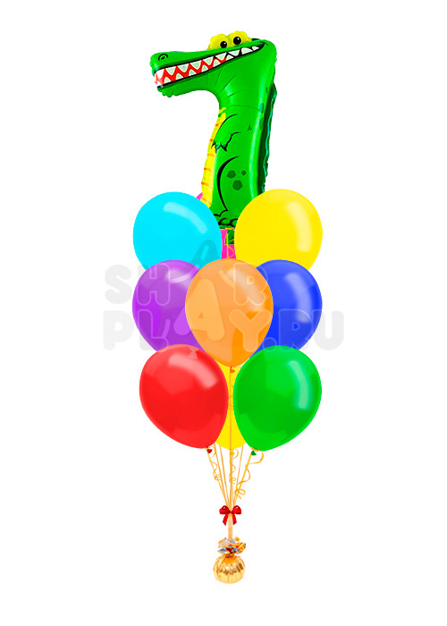 Фонтан "Цифра 7 Крокодил"