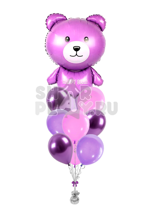 Фонтан "Фиолетовый Мишка"