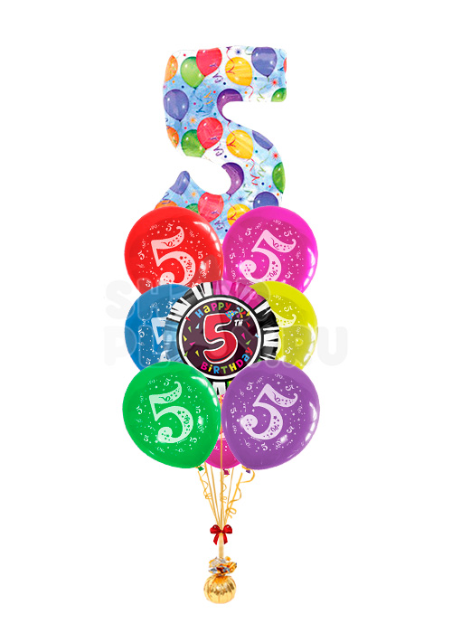 Фонтан "Дизайнерская цифра 5"