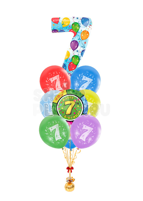 Фонтан "Дизайнерская цифра 7"