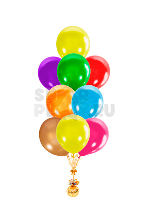 Фонтан "Разноцветный металлик"