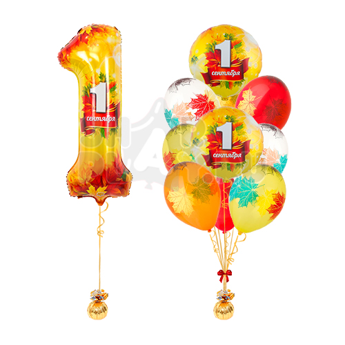 Набор шариков к 1 сентября в школу