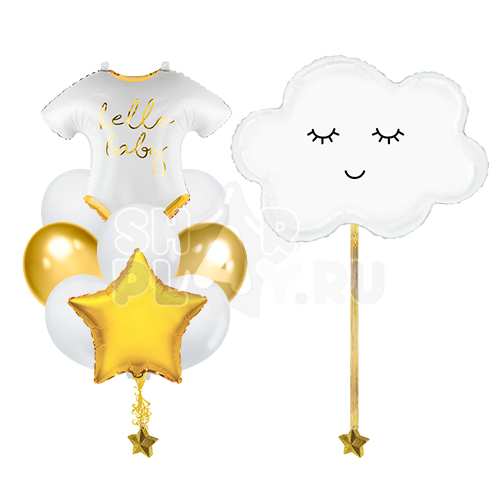 Готовое оформление на выписку, Белое золото