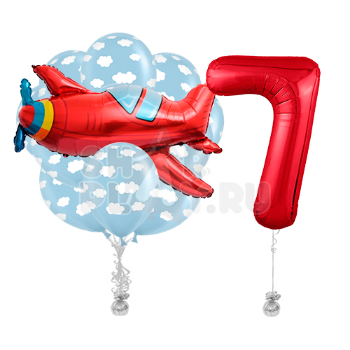 Готовое оформление, Быстрое облако, Красный