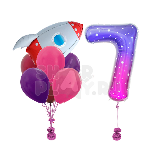 Готовое оформление, Звездная ночь, Фиолетовый