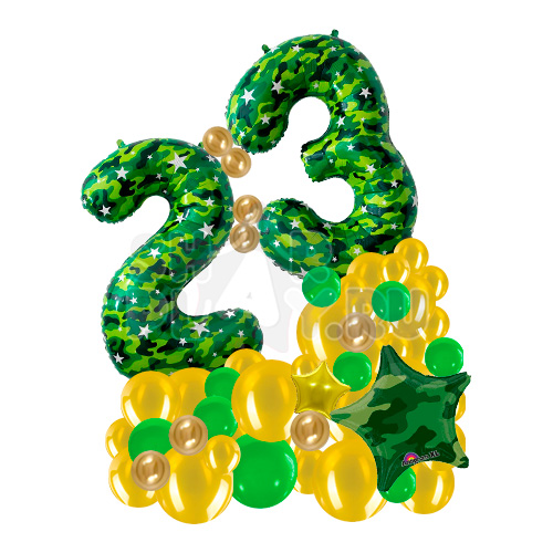 Остров из шаров "Защитники" (190 см)