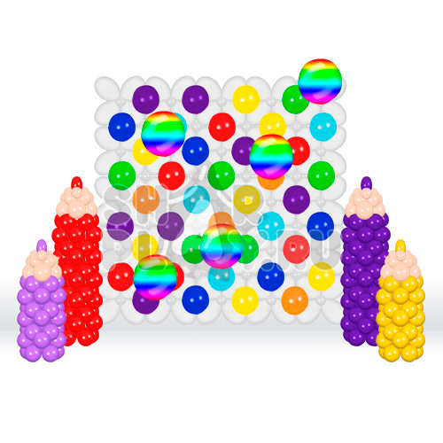 Готовое оформление "Панно и Карандаши"