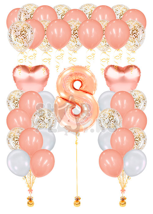 Готовое оформление, Розовое золото