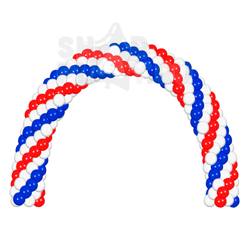 Арка из шаров Триколор