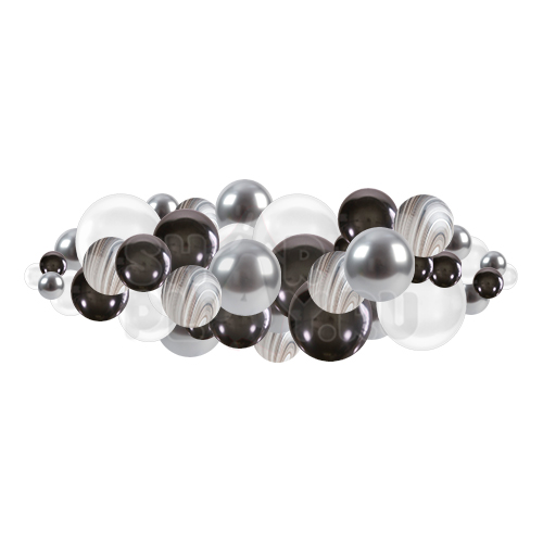 Разнокалиберная гирлянда "Стильный праздник" (1 метр)