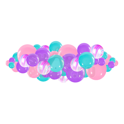 Разнокалиберная гирлянда "Нежное настроение" (1 метр)