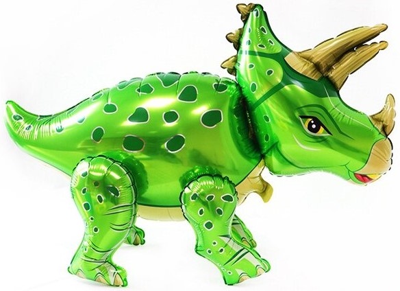 Ходячая фигура Трицератопс, Зеленый (91 см)