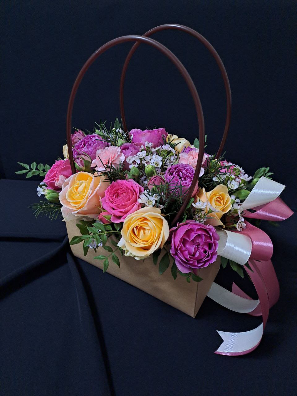 Букет в коробочке