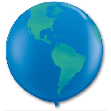 Большой шар гигант, Планета Земля, глобус (91 см)