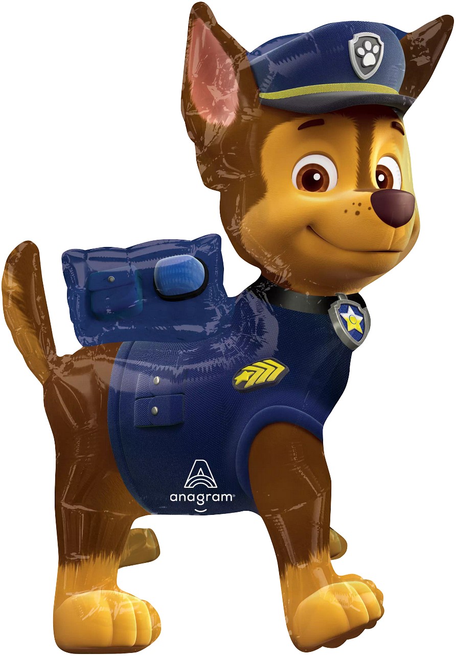 Шар 3D (24''/61 см) Фигура, Щенячий патруль, Гончик Чейз, 1 шт. в уп.