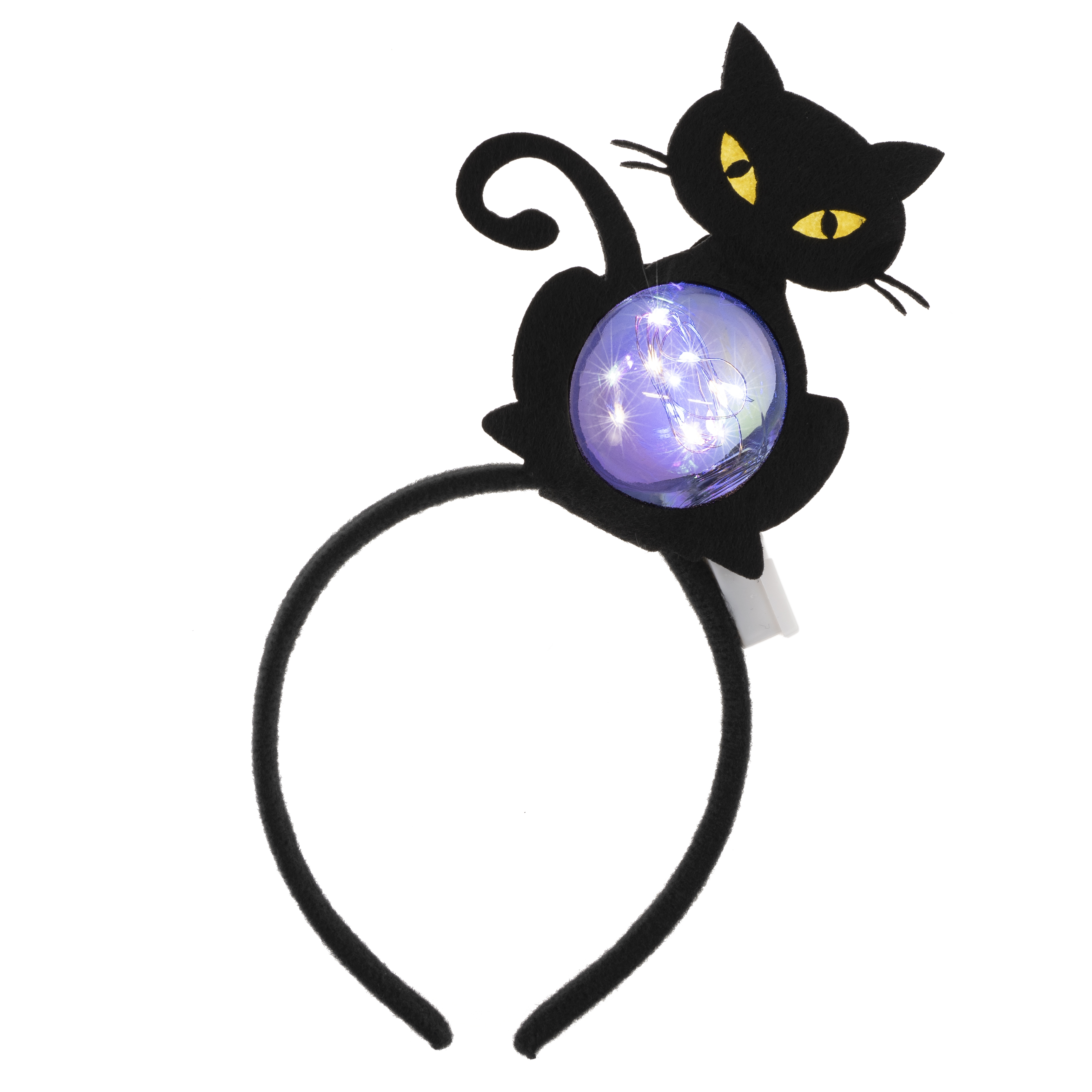Светодиодный ободок, Черная кошка, 1 шт. 