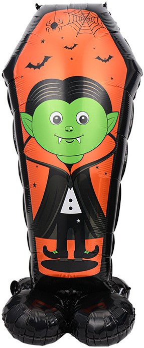 Шар 3D (39''/99 см) Фигура на подставке, Надгробие Дракулы, 1 шт. в уп.