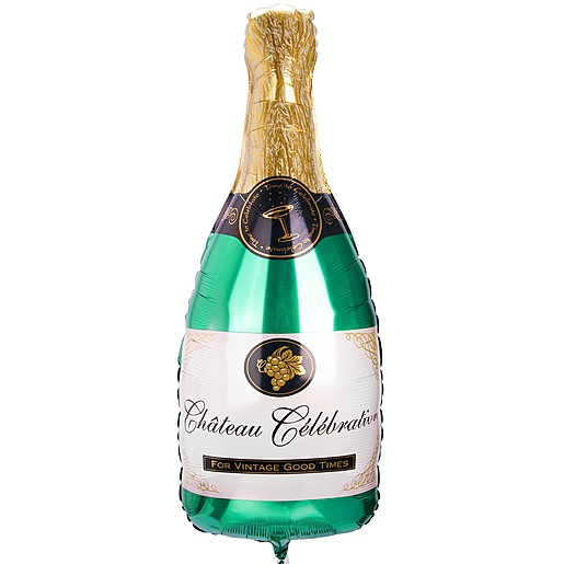 Фольгированная фигура "Бутылка Шампанского" (99 см)